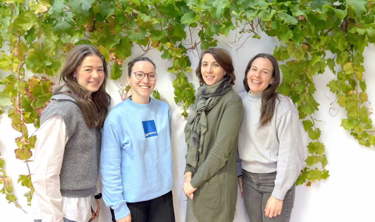 Pauline Maire, Maï Lienhard, Mireille Bühler et Emilie Roemer, une équipe de choc au service des vins et produits du terroir du canton (dr).