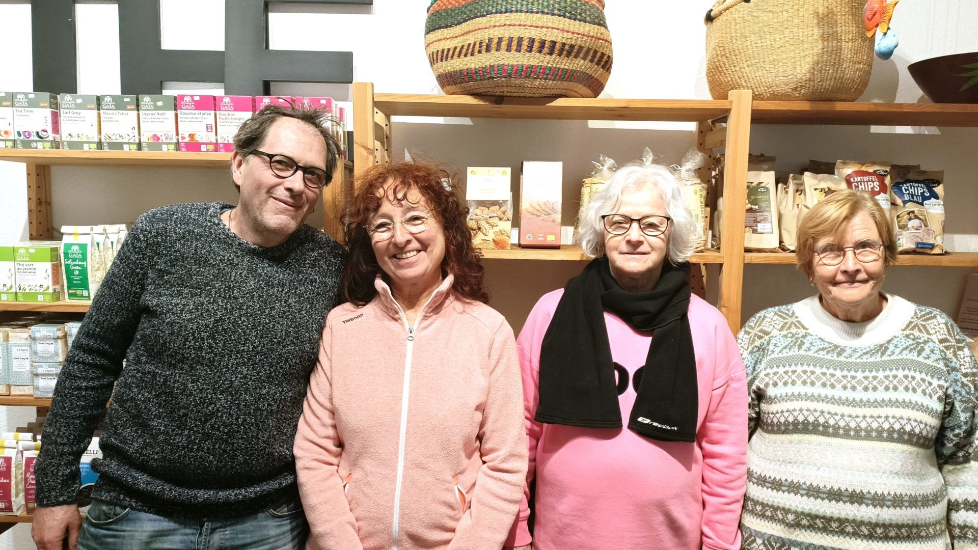 Lucien Reber, Catherine Schaller, Françoise Renaud et Edmée Maire. (dr)