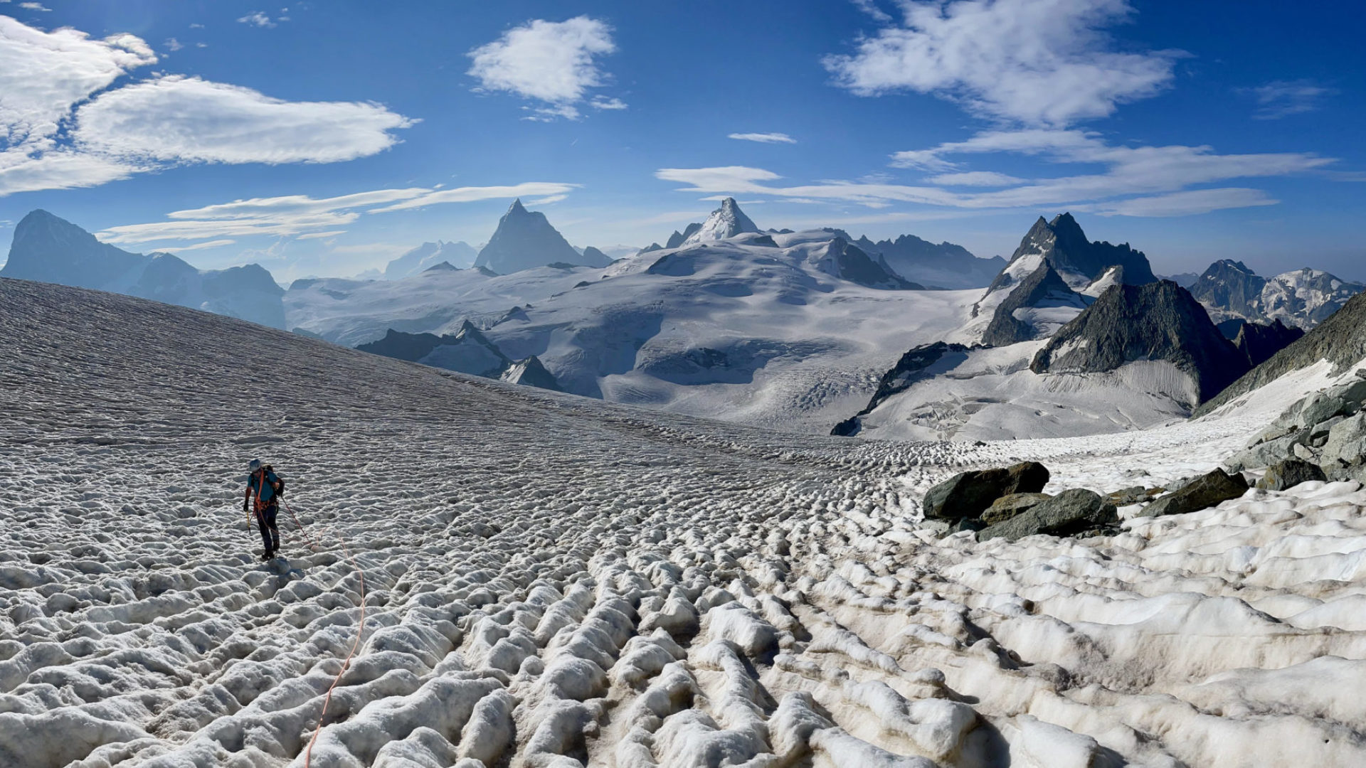 Depuis l’an 2000, les glaciers suisses ont perdu 40 % de leur volume (Photo L. Wiget)