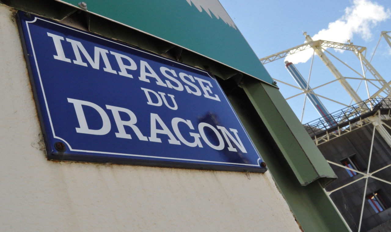 L’Impasse du dragon : clin d’œil à l’usine d’incinération Vadec ! (Photos : gs)