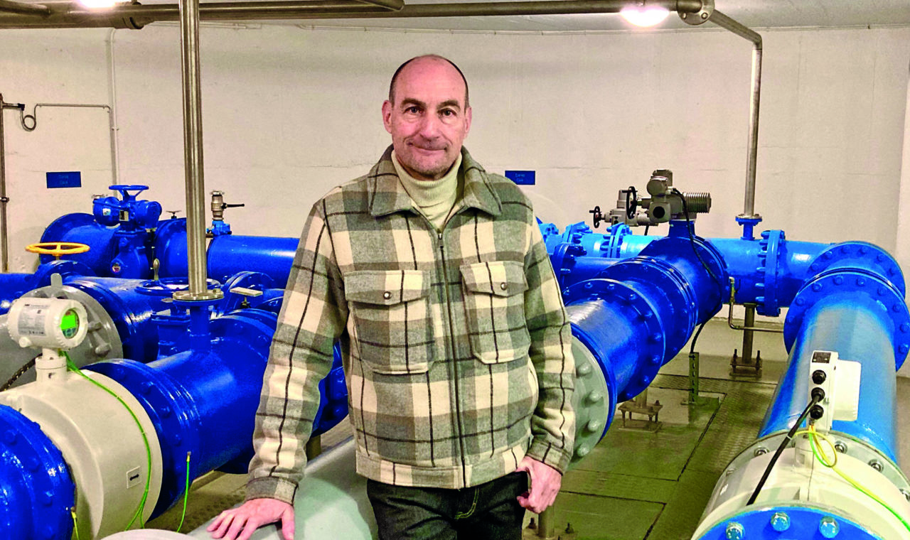 Olivier Chuat, chef du service des eaux chez   Viteos : « Il faut boire l’eau du robinet, c’est la meilleure » (PF)