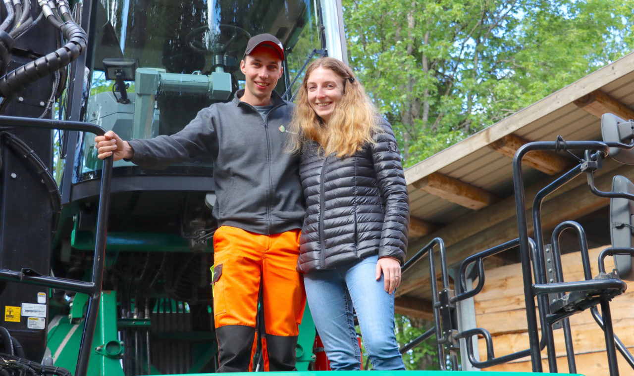 Jérémy Thiébaud et son épouse Ariane