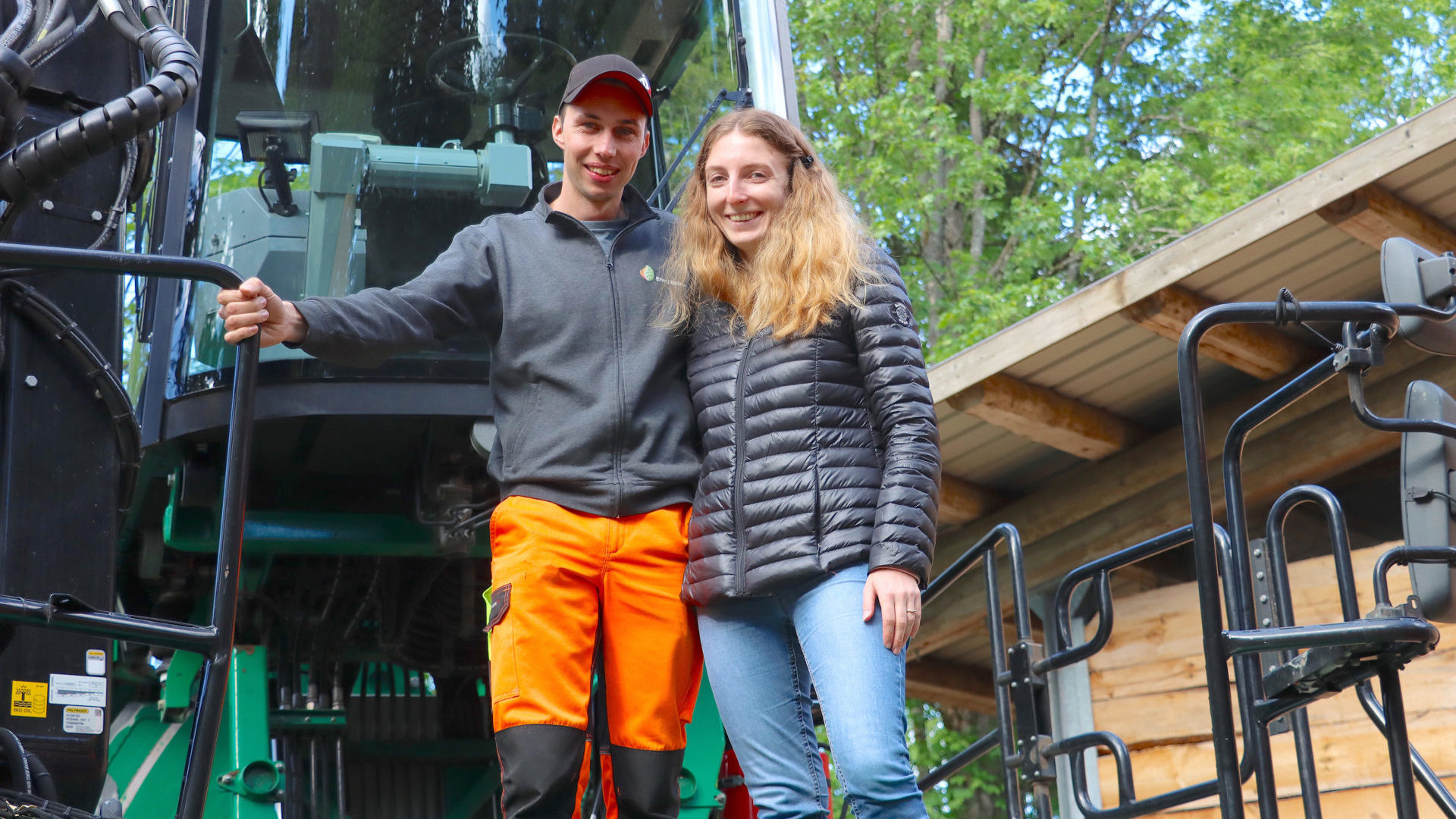 Jérémy Thiébaud et son épouse Ariane