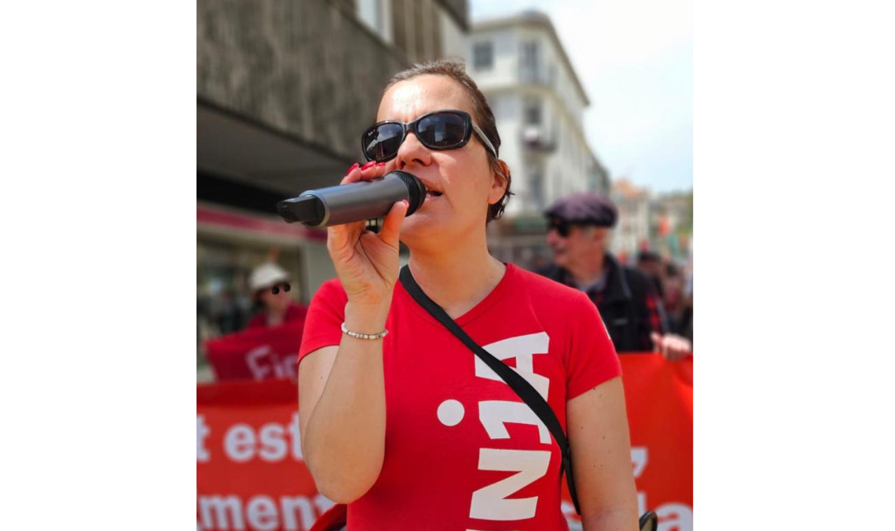 Malgré son poste au comité directeur, Sylvia Locatelli continuera de descendre dans la rue et de collaborer avec les travailleurs de l’industrie jusqu’à ce qu’ils obtiennent des meilleures conditions de travail.  ©DR