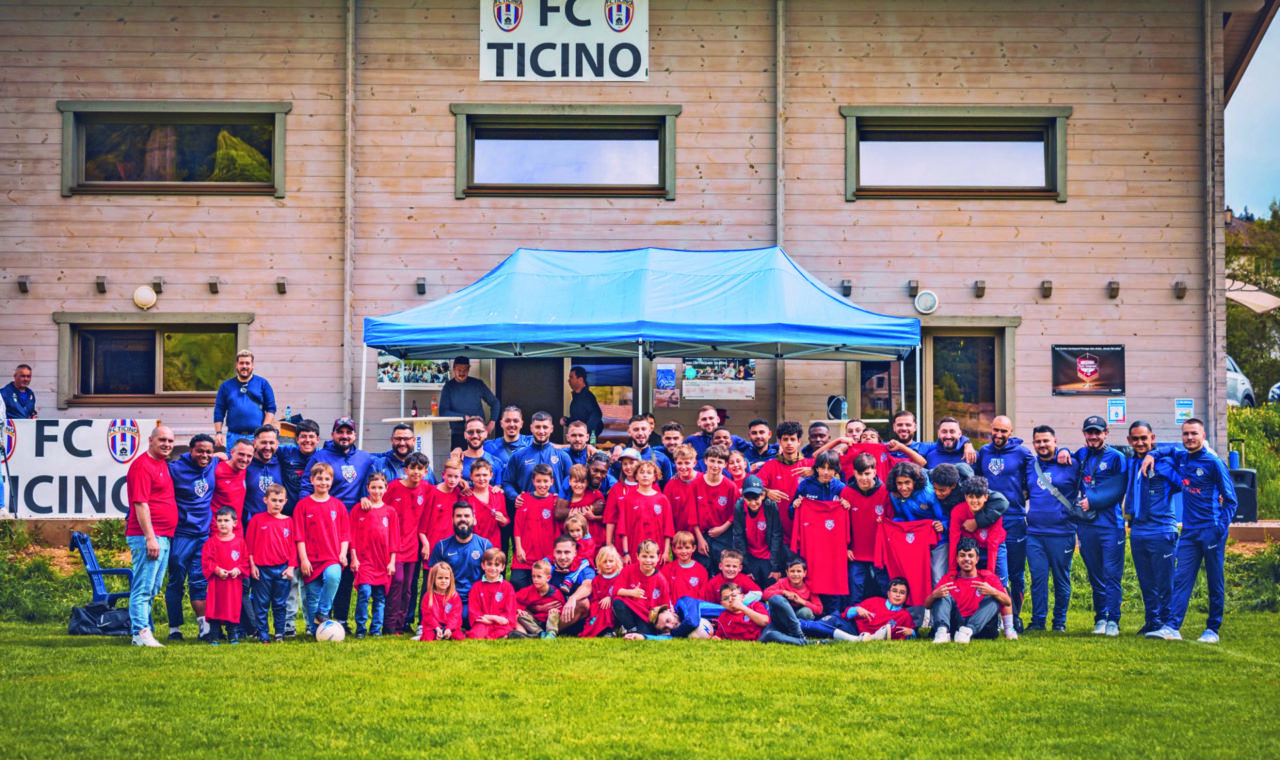 Le FC CSL et le FC Ticino avancent main dans la main vers la promotion du sport et du foot local (Meho Delic)