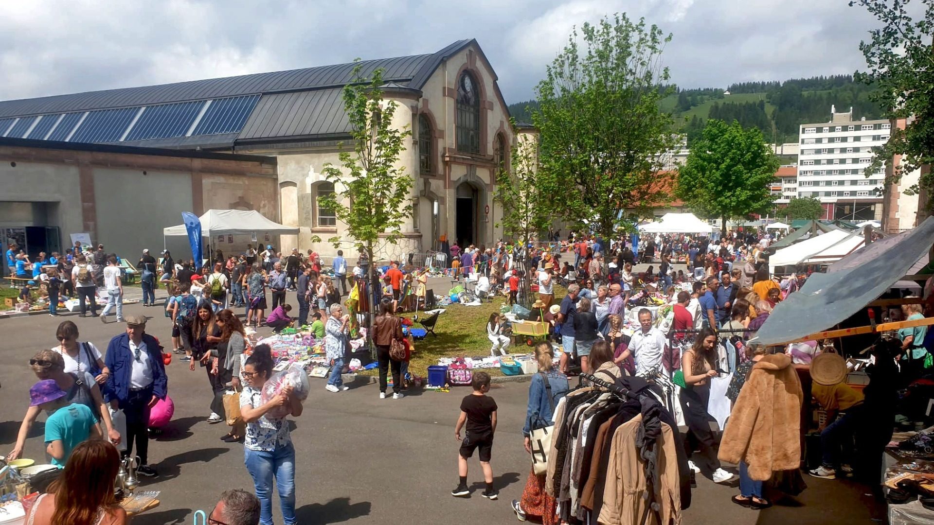 Même déplacée aux Anciens abattoirs l’an passé, la Fête de mai avait rencontré un grand succès. (Photo : gs)