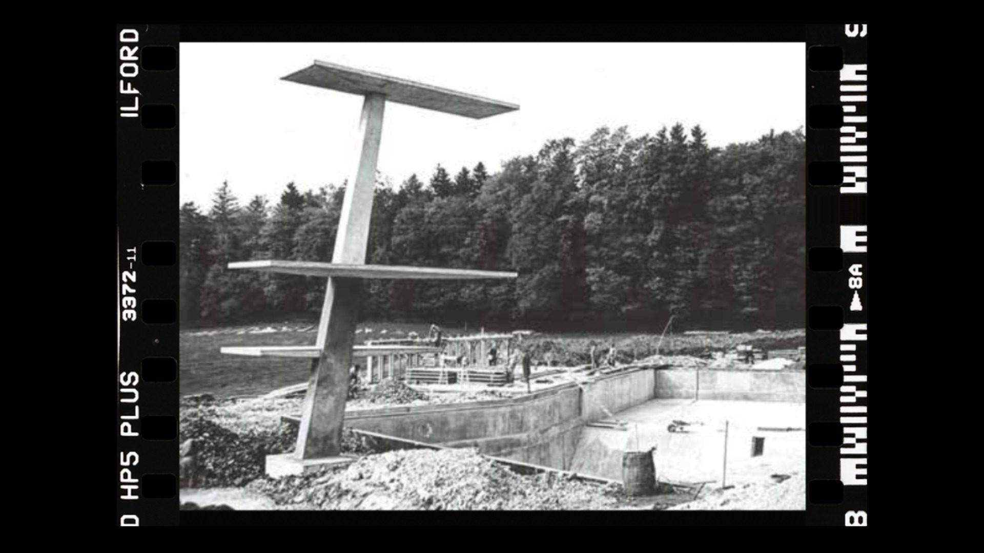 La piscine des Mélèzes : une des plus modernes de Suisse lors de son inauguration. (Photo : sp)