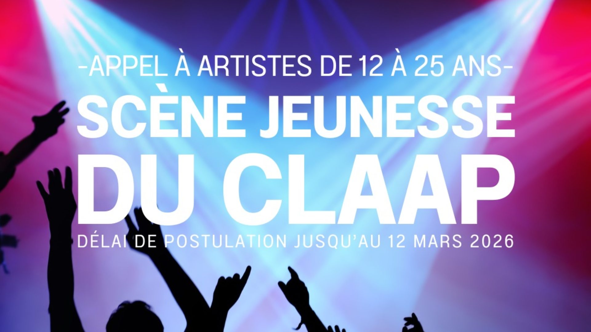 Promo2026-appel artistesCLAAP