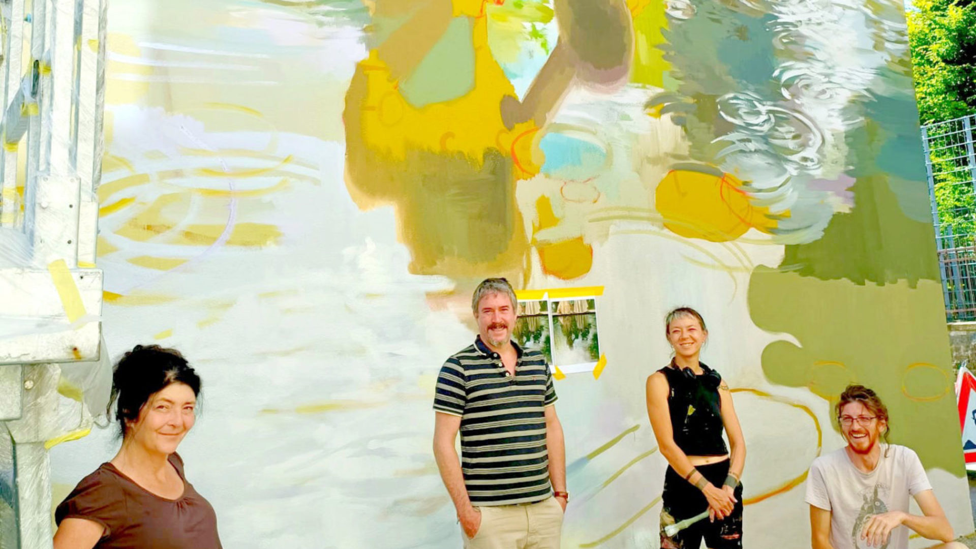Sylvie et François Balmer, Rouge Hartley et Roméo Paris. (Photo cd)