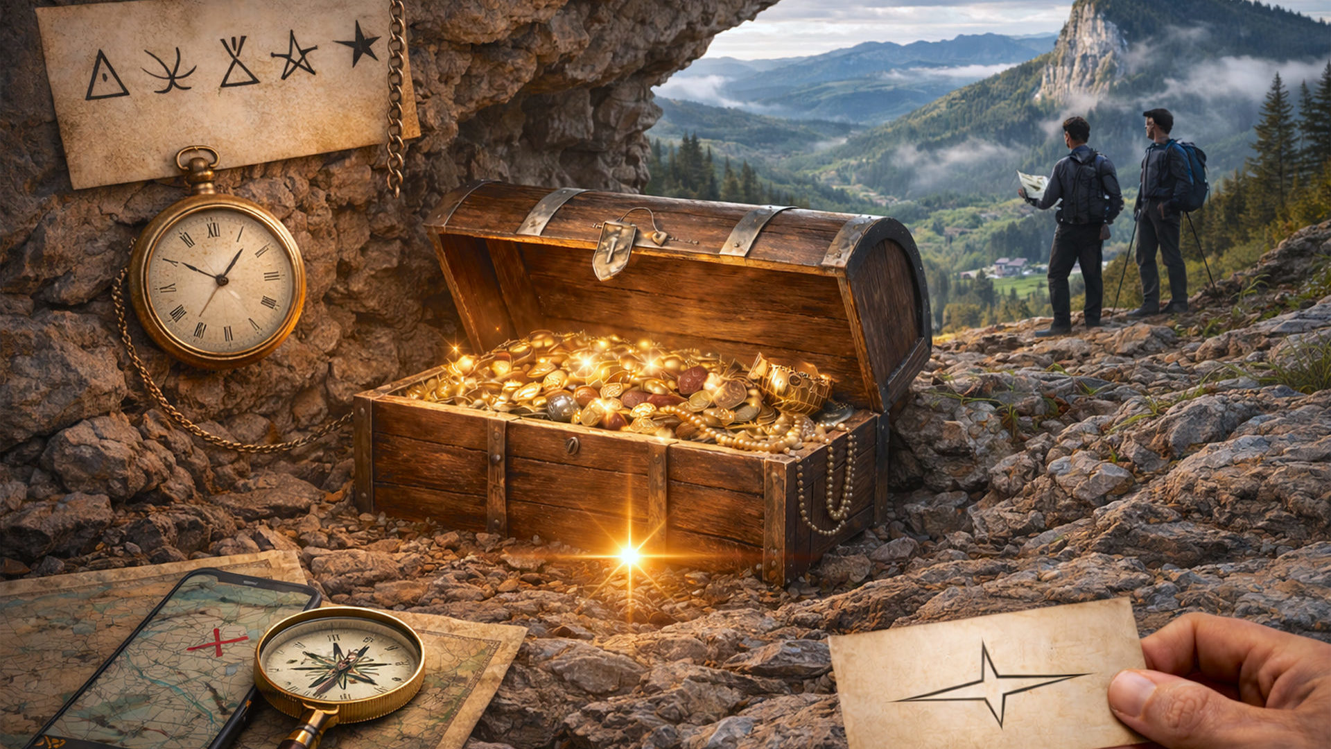 Le Ô lance une grande 
chasse au trésor à travers les Montagnes