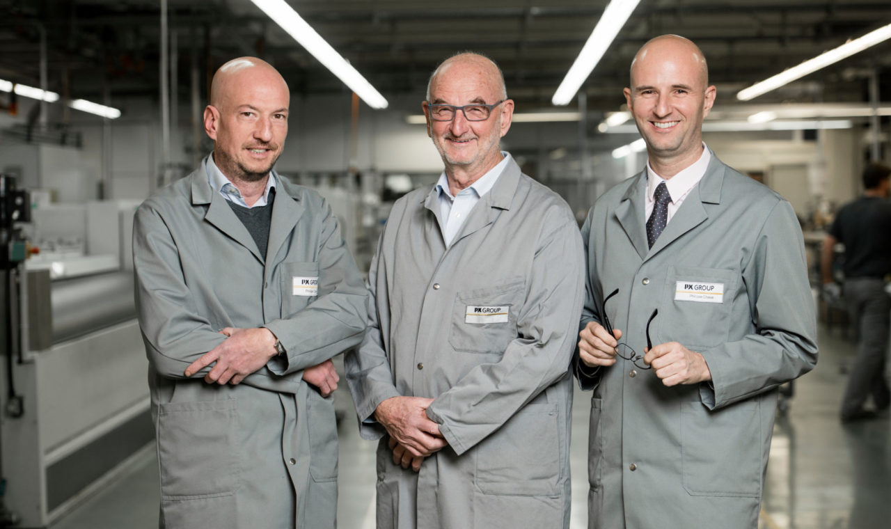 Philippe, Pierre-Olivier et Sylvain Chave, avec désormais une fondation. (Photo : PX Group)