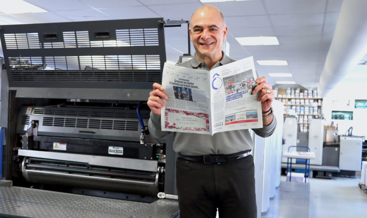 Anthony Picard et Le Ô ont la forme et le sourire ! De bon augure pour l’avenir du journal.