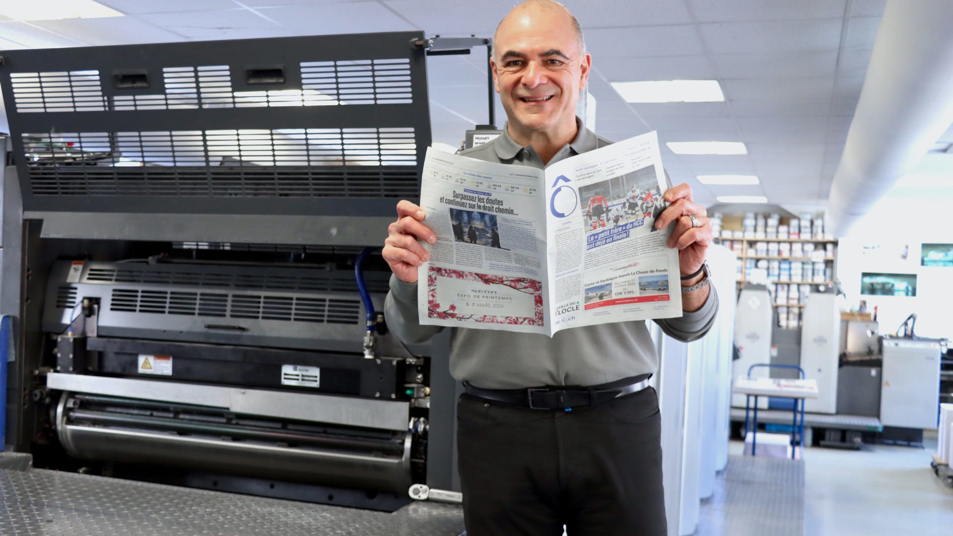 Anthony Picard et Le Ô ont la forme et le sourire ! De bon augure pour l’avenir du journal.