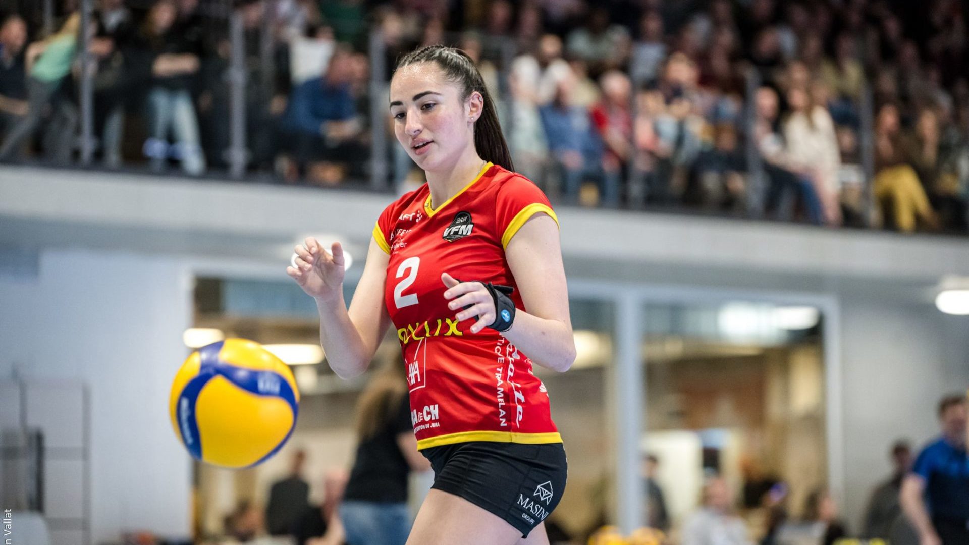 Championne de LNB avec le VFM, Lisa Alessi s’attaquera aux gros calibres du volley suisse la saison prochaine. (Jonathan Vallat)