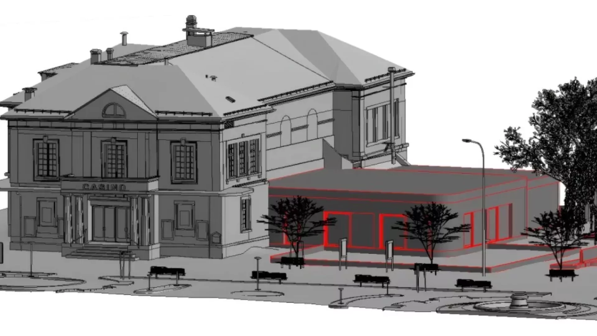 Projet du nouveau Casino.