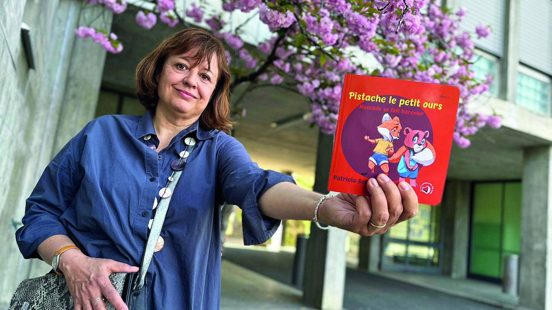 Avec son livre, Patricia Schaad veut libérer la parole des élèves victimes de harcèlement. (dr)