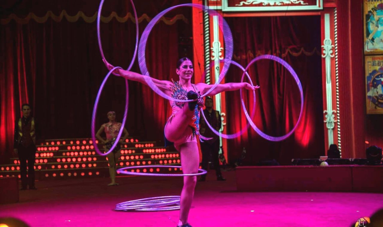 Spécialiste de cerceau aérien et de hula hoop elle s’est produite aux quatres coins du monde. (Photo : sp)