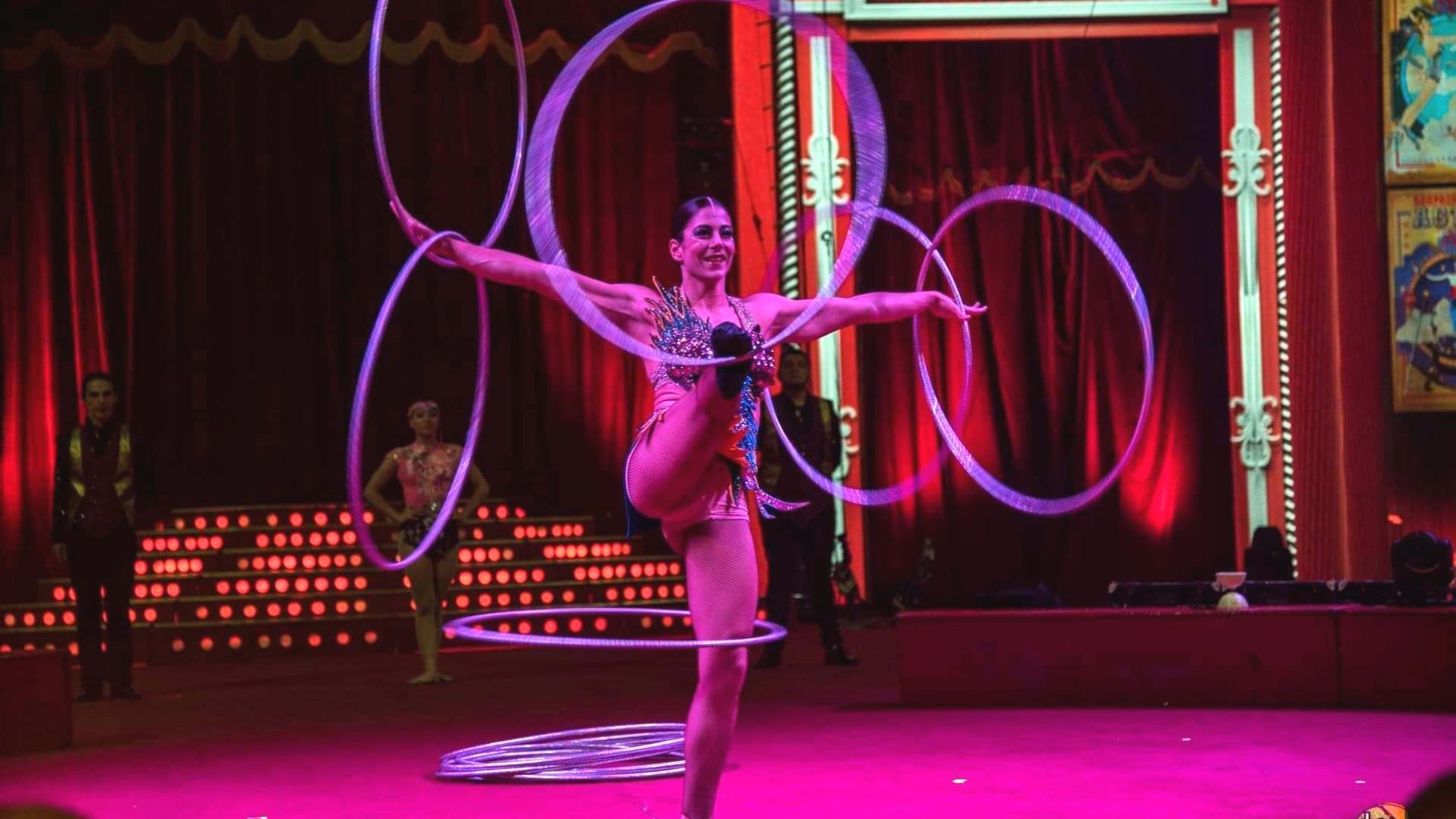 Spécialiste de cerceau aérien et de hula hoop elle s’est produite aux quatres coins du monde. (Photo : sp)