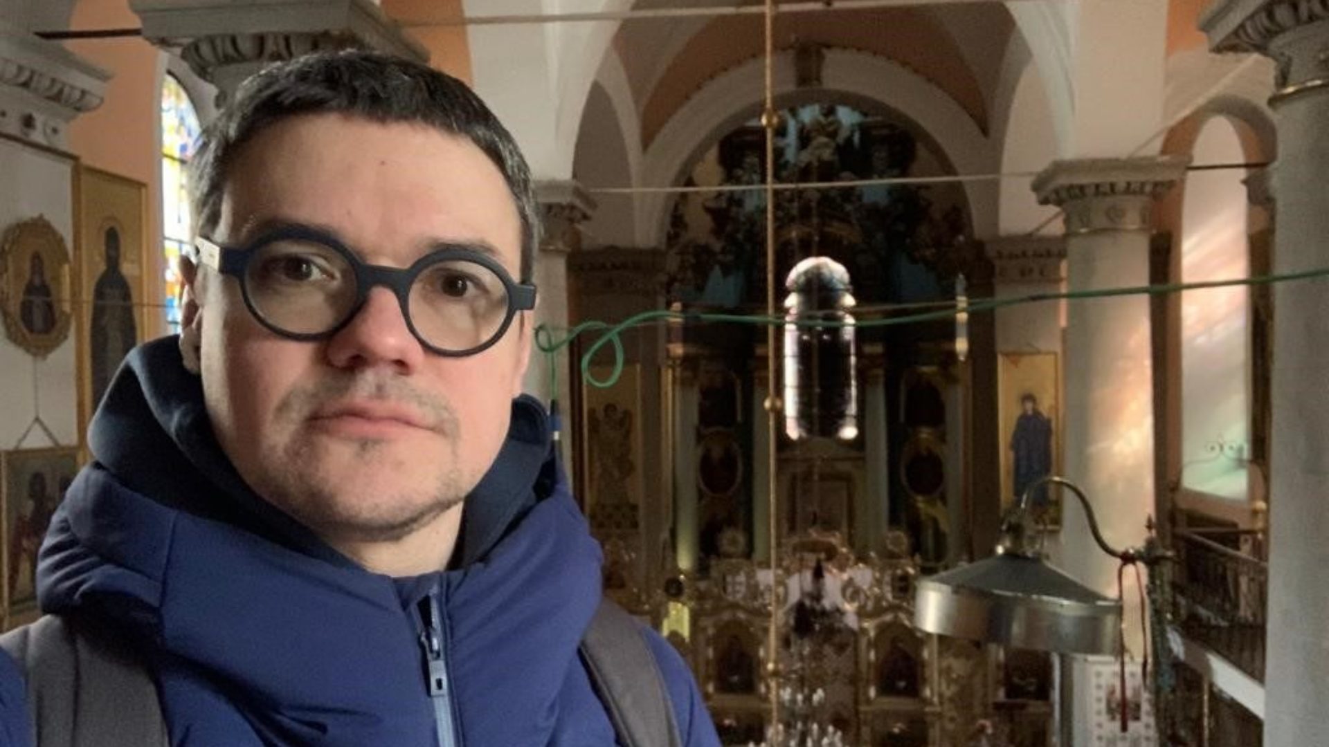« Voir la Ville de La Chaux-de-Fonds hisser le drapeau ukrainien sur son Hôtel-de-Ville m’a ému », dit Alexander Nedbaev depuis Lviv. (Photo privée).